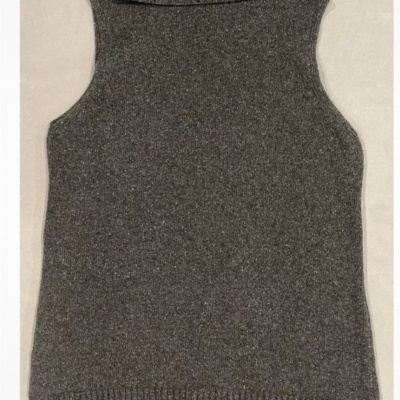 Mía mai Gray Turtleneck Sweater Vest - Picture 3 of 7